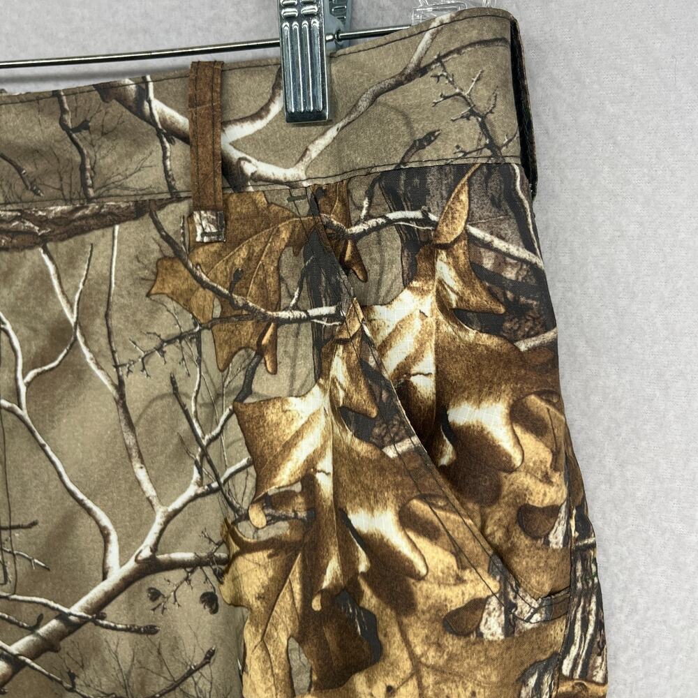 REALTREE Shorts Mens L Camo Xtra 10" Lightweight Ripstop Hunting Hiking Brown - Picture 3 of 12